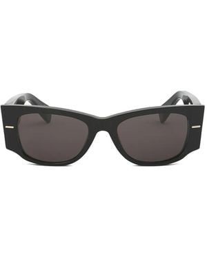 Marni Acetate Wide-Temple Sunglasses - Grey