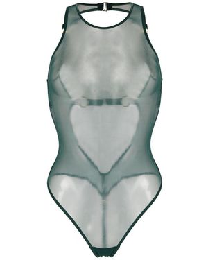 Bordelle Kora Sheer Body - Grey