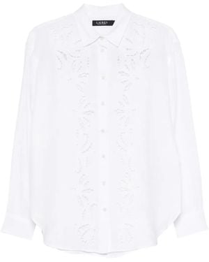 Ralph Lauren Broderie-Anglaise Shirt - White