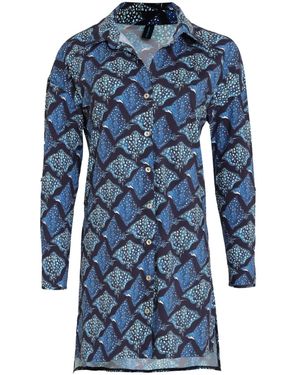 Lygia & Nanny Camisa Meline - Azul