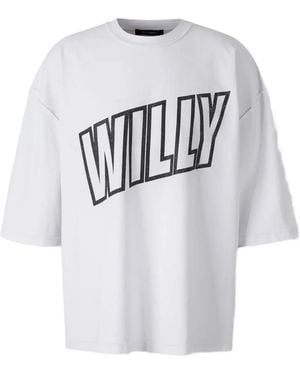 Willy Chavarria コットン Tシャツ - グレー