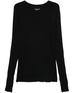 Andrea Ya'aqov Gelaagd T-Shirt - Zwart