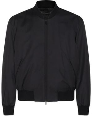 Giorgio Armani Chaqueta bómber con cierre de cremallera - Negro