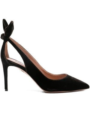 Aquazzura Pumps Bow Tie 85Mm - Nero