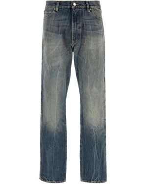 1989 STUDIO Jeans Met Gerafelde Details - Blauw