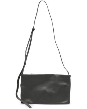 Cortana Small Myla Logo-Debossed Crossbody Bag - Black