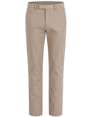 Briglia 1949 Brushed Cotton-Blend Trousers - Natural