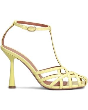 Castagna 100Mm Lidia Sandals - Metallic