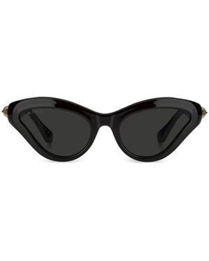Etro Lunettes De Soleil Drop À Monture Papillon - Black