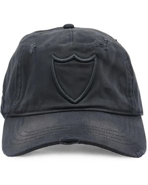 HTC Casquette Brodée À Effet Usé - Grey