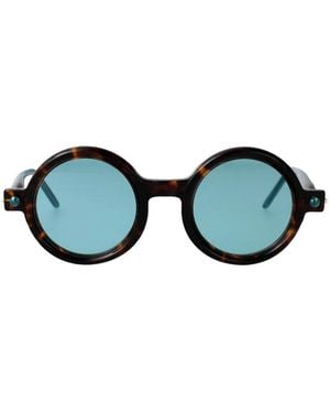 Kuboraum Maske P1 Round-Frame Sunglasses - Blue