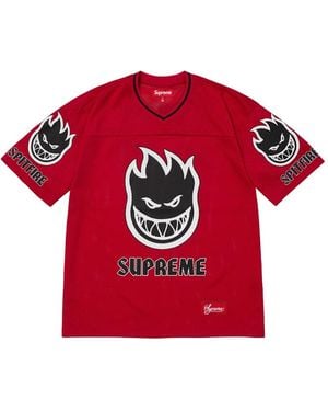 Supreme Spitfire Football T-Shirt - Red