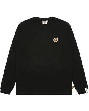 *BABY MILO® STORE BY *A BATHING APE® Baby Milo Long Sleeve T-Shirt - Black