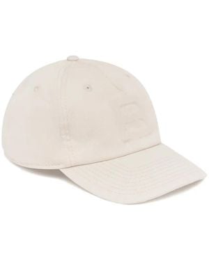 Bally Debossed-Logo Cotton Baseball Cap - White