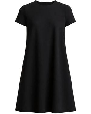Vince Bias A-Line Mini Dress - Black