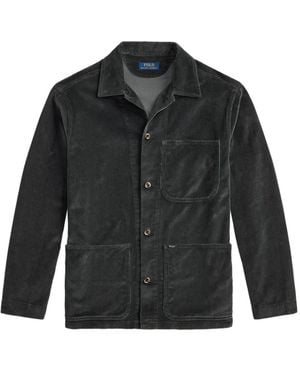 Polo Ralph Lauren Corduroy Long-Sleeve Jacket - Black