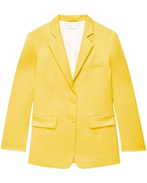 Another Tomorrow Blazer Con Botones - Amarillo