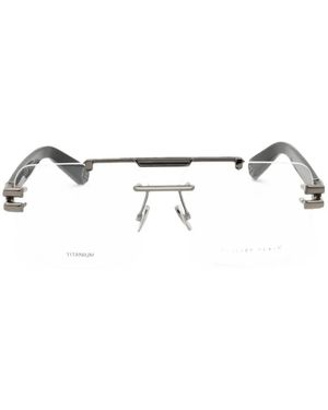 Philipp Plein Double-Bridge Glasses - White