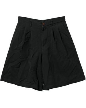 Comme des Garçons Button Tailored Trousers - Black