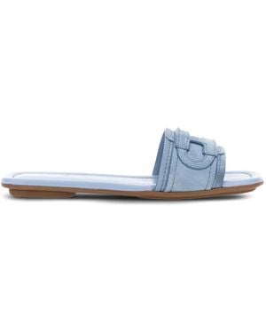 Hogan Flache H685 Sandalen - Weiß