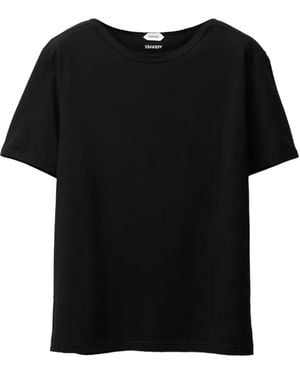 Versace Embroidered Cotton-Jersey T-Shirt - Black