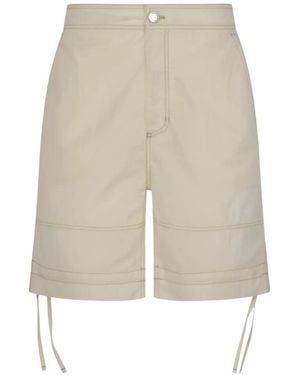 Ami Paris Pocket Tie Shorts - White