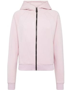 Philipp Plein ジップアップ フーデッドジャケット - ピンク
