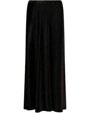 Alberta Ferretti Bias-Cut Straight Skirt - Black