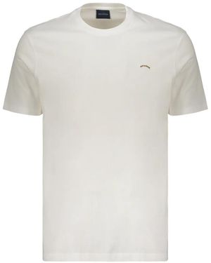 Paul & Shark Logo-Patch Short-Sleeve T-Shirt - White