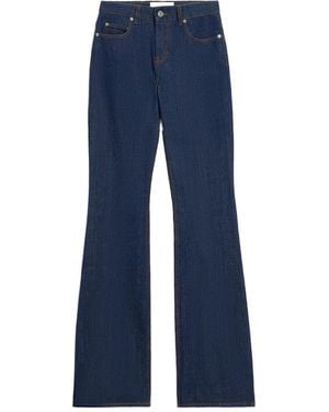 Ami Paris Cotton Bootcut Fit Jeans - Blue