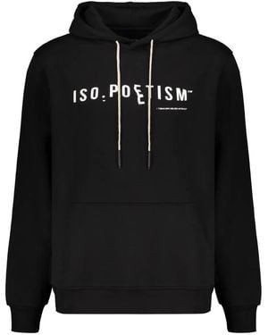 ISO.POETISM Logo-print Hoodie - Black