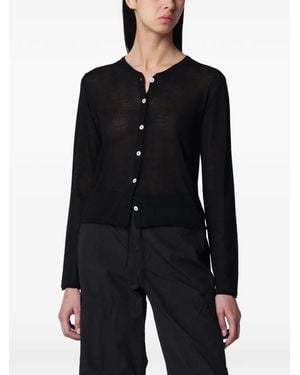DUNST Cardigan Con Bottoni - Nero