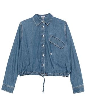 Loewe Denim Cotton Shirt - Blue