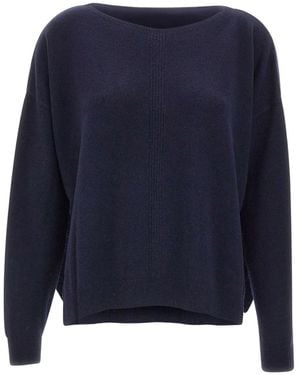 Kaos ボートネックセーター - ブルー