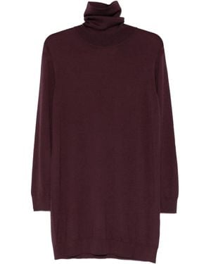 Liviana Conti Isa Roll-Neck Sweater - Purple