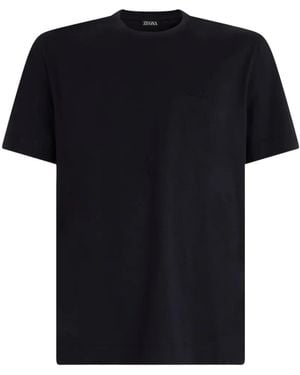 ZEGNA Crew-Neck T-Shirt - Black
