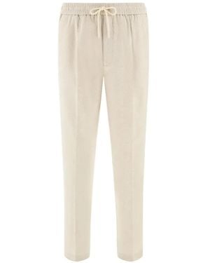 BOGGI City Drawstring-Waist Trousers - Natural