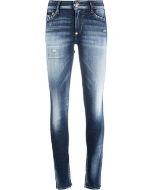 Philipp Plein Jeggins De Talle Alto - Azul