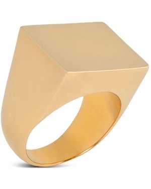 Dries Van Noten Polished Ring - White