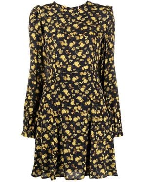 Tommy Hilfiger Kurzes Moss Kreppkleid - Schwarz