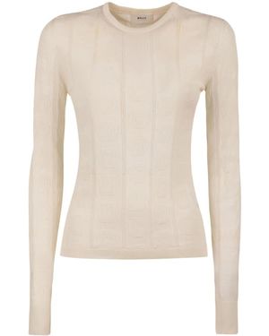 Bally Jersey Con Motivo En Intarsia - Neutro