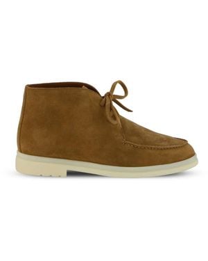 Loro Piana Suede Desert Boots - Brown