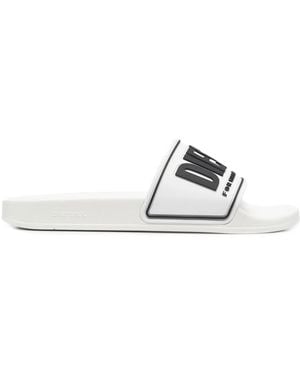 DIESEL Sa-Mayemi Cc Logo-Embossed Slides - White