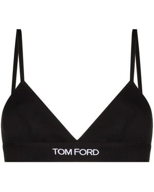 Tom Ford Modal Signature Bra - Black
