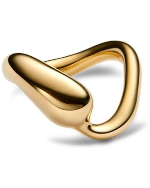 Maria Black Splash Ring - Metallic