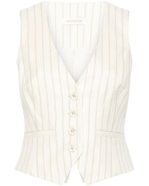 Zimmermann ヘリンボーン ベスト - ホワイト