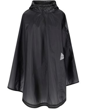 and wander Waterproof Ripstop Hooded Poncho - Blue