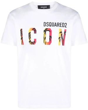 DSquared² ディースクエアード ロゴ Tシャツ - ホワイト