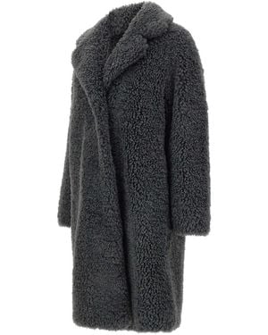 Rrd Faux-Fur Reversible Coat - Grey