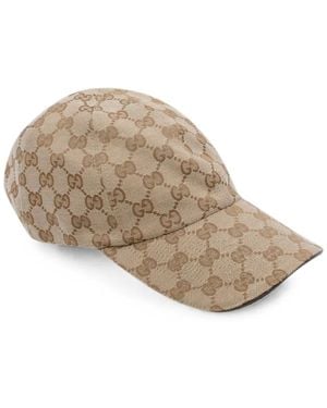 Gucci Gg Canvas Cap - Natural